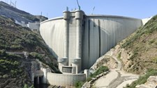 Central da barragem do Alto Tâmega em funcionamento em março de 2024